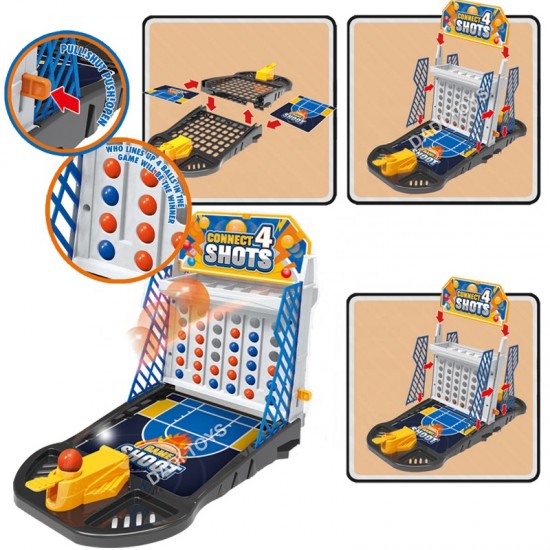 2 In1 Mini Shooting Ball Connect 4 Shots