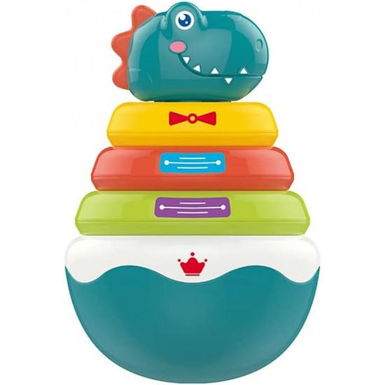 Hunger Stacking Roly-Poly with Dino head shape