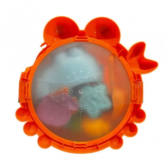Water Toys in Crab Storage Bucket (Damaged)