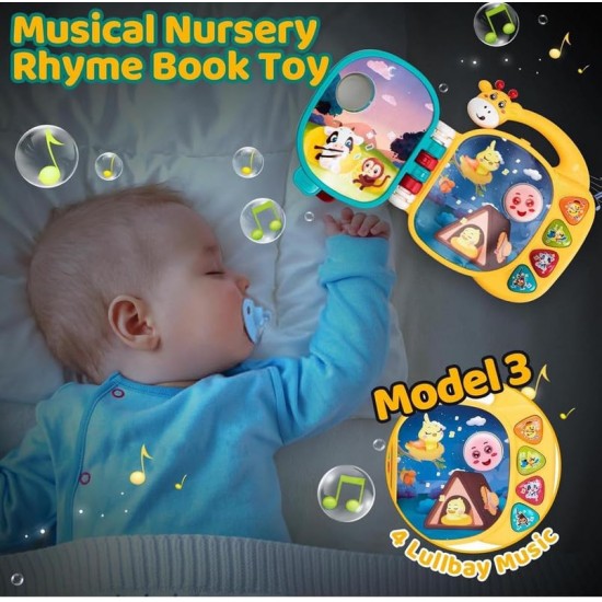 Musical Giraffe for Babies – Light-Up Keyboard with Ocean Theme, Animal Sounds and Educational Songs
