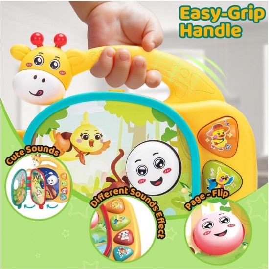 Musical Giraffe for Babies – Light-Up Keyboard with Ocean Theme, Animal Sounds and Educational Songs