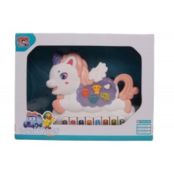 Unicorn Piano Toy for Kids | Flashing Lights, Animal Sounds & Music