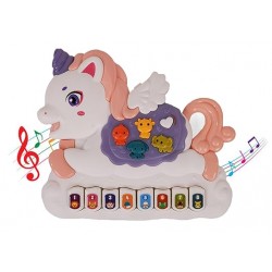 Unicorn Piano Toy for Kids | Flashing Lights, Animal Sounds & Music