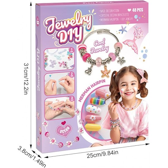  Mermaid Bracelet Making Kit