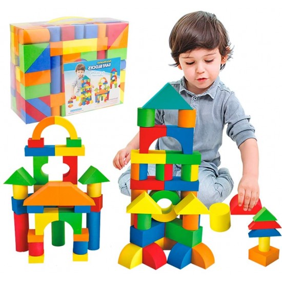 131-piece educational building block set, Safe Bloks