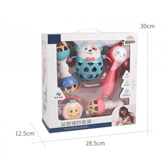 5 in 1 Baby Rattle Toy Set
