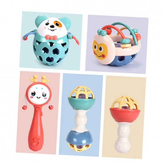 5 in 1 Baby Rattle Toy Set