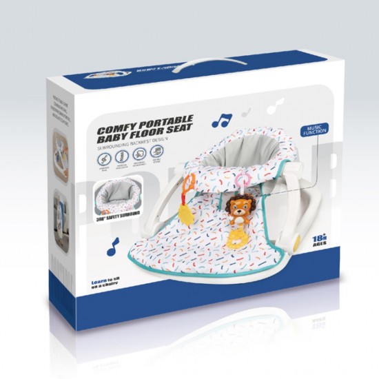 Portable Plastic Safety Soft Infant Activity Floor Seat