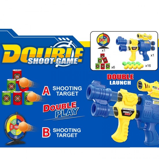 Air Powered Blaster Shooter Bullet Gun