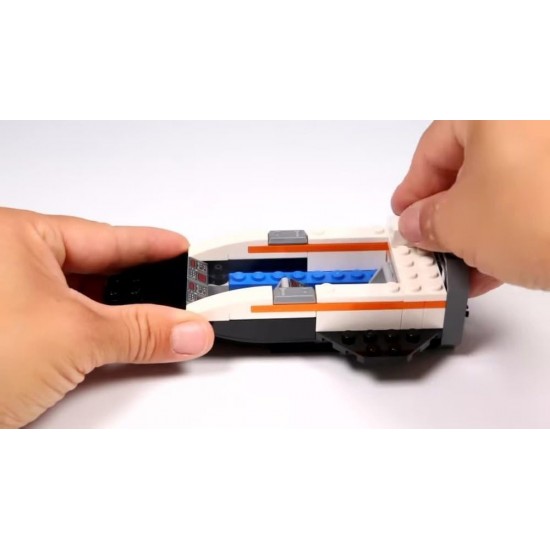 Space Block Set 126PCS Base and Shuttle Flyer Building Set