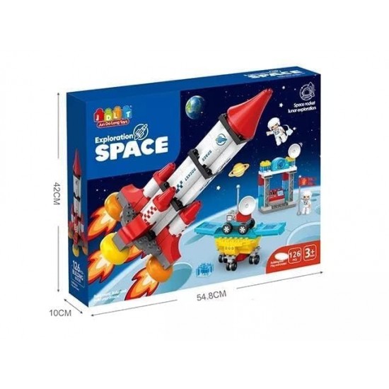 Space Block Set 126PCS Base and Shuttle Flyer Building Set