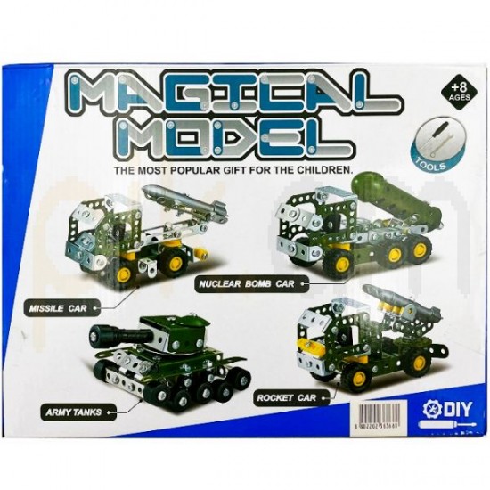 Metal constructor 118 parts