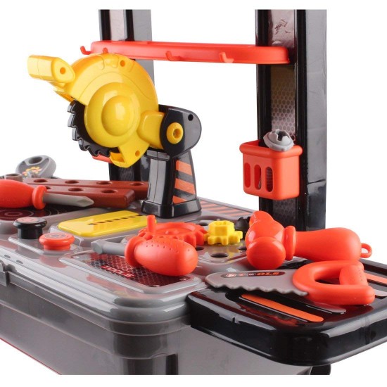 Tool Set with Rolling Trolley Case, 46 Pieces