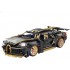 1:14 Scale Sports Car Black Bugatti MOC Building Block Kit, 1368 Pieces