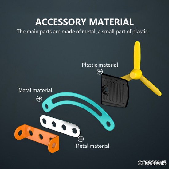 99pcs DIY Assemble Helicopter 3d Metal