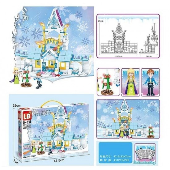  Frozen House Toy Blocks 431 Pcs