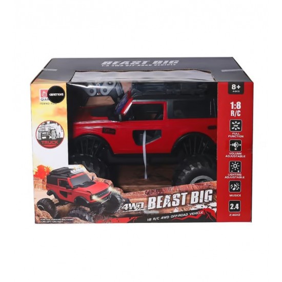 RC Car Big off-Road Vehicle 1:8