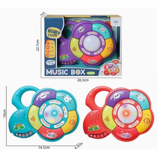Baby Musical Drum Toy Hand Clap Sound Educational Electronic Activity