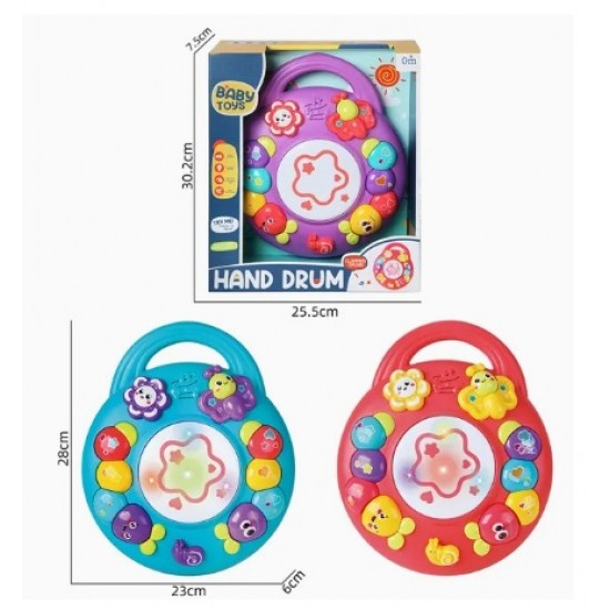 Baby Musical Drum Toy Hand Clap Sound Educational Electronic Activity