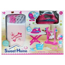 Pink Iron Ironing Set Ironing Board Hangers