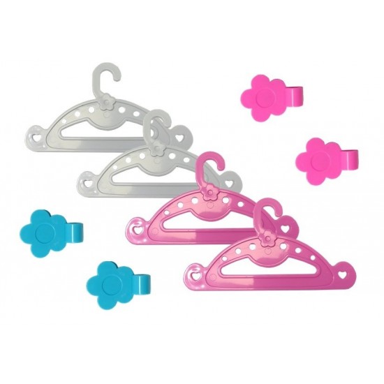 Pink Iron Ironing Set Ironing Board Hangers