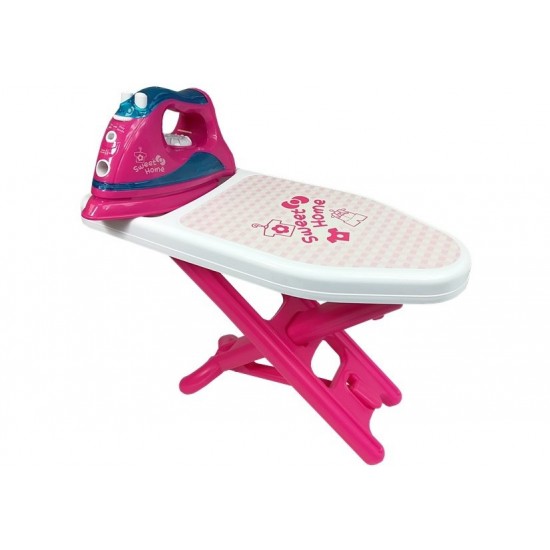 Pink Iron Ironing Set Ironing Board Hangers