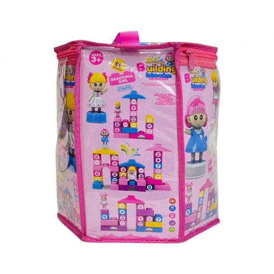 60-piece cube set with doll