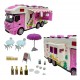 Toy Trailer Food Truck Camping with Accessories, Lights, and Sound - Pink