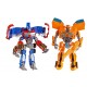 Set of transformers robots Optimus and Bumblebee with Optimus mask