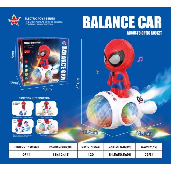 Spiderman Balance Car