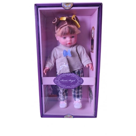 Sweet Angel Doll With Hat And Dress