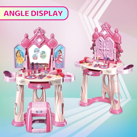 Makeup Table Set with Stool