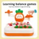 Carrot Shape Fishing Toy Whack a Mole Game 4 in 1