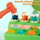 Montessori Baby Pop Up Toys with Buttons & Hammer, Sensory Fine Motor Skills Toy for Boy Girl