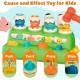 Montessori Baby Pop Up Toys with Buttons & Hammer, Sensory Fine Motor Skills Toy for Boy Girl