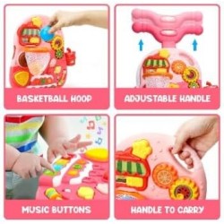  HUANGER Baby Push Walker and Activity Center