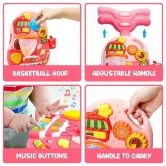  HUANGER Baby Push Walker and Activity Center