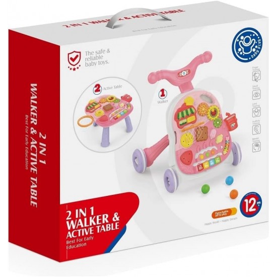  HUANGER Baby Push Walker and Activity Center