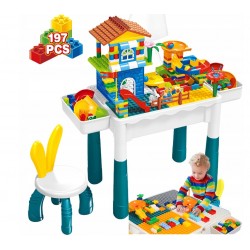Table with Blocks and Chair