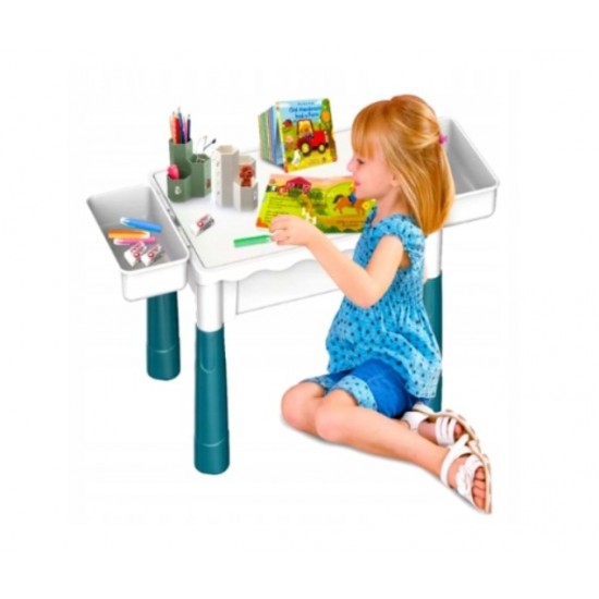 Table with Blocks and Chair