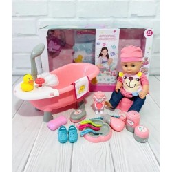 Baby with bath, sounds and water shower