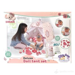 Baby doll with tent and balls 15 in 1 Deluxe