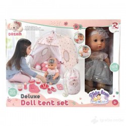 Baby doll with tent and balls 15 in 1 Deluxe
