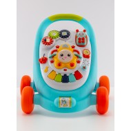 Baby walker, ride-on stroller for toddlers with a music panel