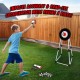Axe Throwing Game Set with Target 3 Axes and 3 Throwing Stars Indoor & Outdoor 