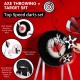 Axe Throwing Game Set with Target 3 Axes and 3 Throwing Stars Indoor & Outdoor 
