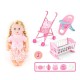 Doll with stroller