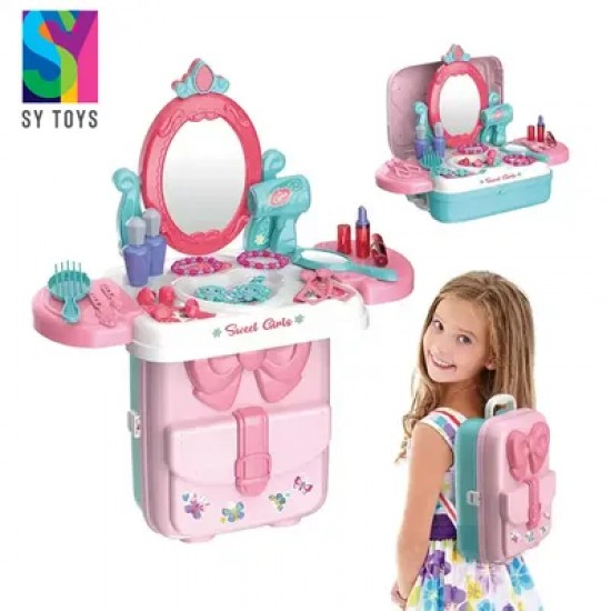 3 in 1 Backpack Pretend Play Makeup