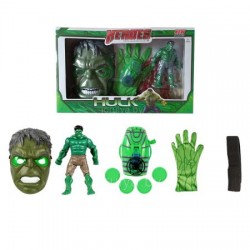 Hulk Action Figure Face And Gun