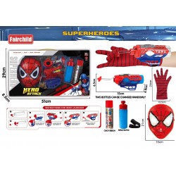 Superhero Mask and Web Launcher Set ( Spiderman ) 